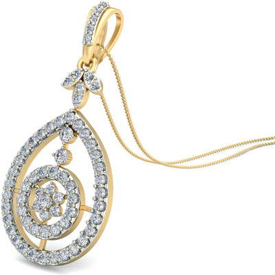 WearYourShine by PCJ The Deborah Diamond 18K Diamond Yellow Gold Pendant