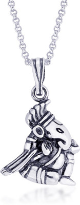 4% OFF on Taraash Divine Ganesha Sterling Silver Pendant