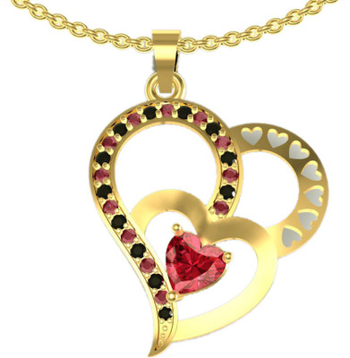 71% OFF on Suvarnadeep Rossy Yellow Gold Plated Sterling Silver Pendant