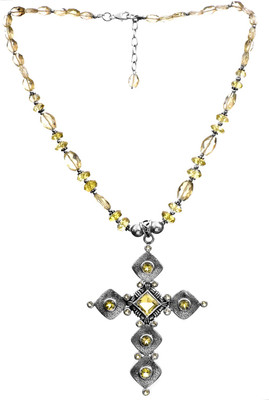 Exotic India Faceted Peridot Sterling Silver Pendant