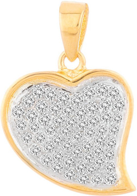 Voylla Precious Plain Yellow Gold Plated 14K Diamond Yellow Gold Pendant