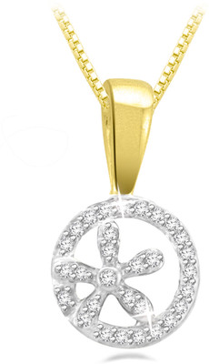22% OFF on Sparkles 18K Diamond Gold Pendant