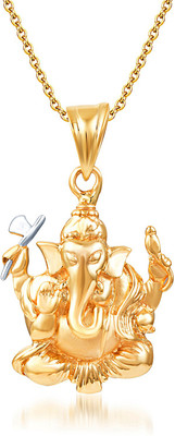 4% OFF on Karatcraftin Buddhinath 22K Yellow Gold, Rhodium Plated Gold Pendant
