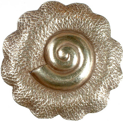 Exotic India Big Fertility Sterling Silver Pendant