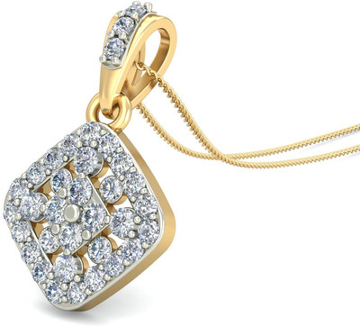 WearYourShine by PCJ The Alaina Diamond 18K Diamond Yellow Gold Pendant