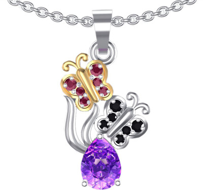 51% OFF on Suvarnadeep Rose Rhodium Plated Zircon Sterling Silver Pendant 51% OFF on Suvarnadeep Rose Rhodium Plated Zircon Sterling Silver Pendant