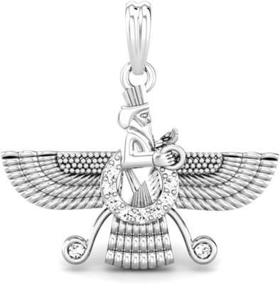 Candere The Zoroastrian 18K Diamond White Gold Pendant