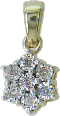 9% OFF on Vivre Jewels Fancy Design 18K Yellow Gold Plated Silver Pendant