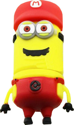 Microware Minion Red Cap New Shape Designer Fancy Pendrive 16 GB Fancy Pendrive
