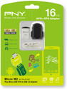 PNY Micro M2 Attache with OTG Adapter 16 GB  Pen Drive