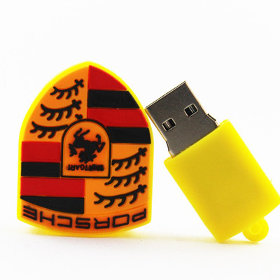 Shopizone Porsche logo 32 GB  Pen Drive (Yellow) 
