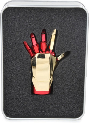 Huppme Iron Man Robotic Palm Pen Drive 8 GB  Pen Drive (Red, Gold) 