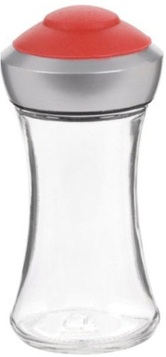 WonderChef Trudeau Pop Salt Or Pepper Shaker 719040 Glass Traditional Pepper Mill Red, Grey, Clear, Pack of 1 WonderChef Trudeau Pop Salt Or Pepper Shaker 719040 Glass Traditional Pepper Mill Red, Grey, Clear, Pack of 1