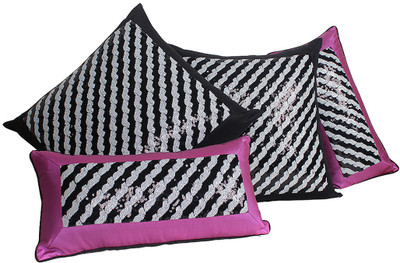 6% OFF on Furrball Bedspreads and More Self Design Decorative Cushion