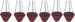 Joy Living Garden Metal, Plastic Hanging Plant Container Set (Pack of 6)