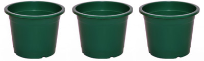 16% OFF on Blessed Plain Plant Container Set Pack of 3, Plastic 16% OFF on Blessed Plain Plant Container Set Pack of 3, Plastic