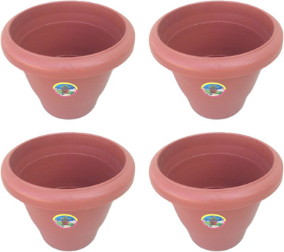 18% OFF on Easy Gardening Home Plant Container Set Pack of 4, Plastic 18% OFF on Easy Gardening Home Plant Container Set Pack of 4, Plastic