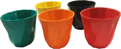 Toygully Plant Container Set Pack of 5, Plastic Toygully Plant Container Set Pack of 5, Plastic