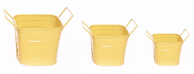 18% OFF on Blessed Garden Plant Container Set Pack of 3, Metal 18% OFF on Blessed Garden Plant Container Set Pack of 3, Metal