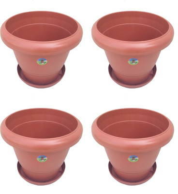 20% OFF on Easy Gardening Home Plant Container Set Pack of 4, Plastic 20% OFF on Easy Gardening Home Plant Container Set Pack of 4, Plastic