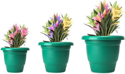 41% OFF on Blessed Ring Plant Container Set Pack of 3, Plastic 41% OFF on Blessed Ring Plant Container Set Pack of 3, Plastic