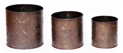 22% OFF on Blessed Garden Plant Container Set Pack of 3, Metal 22% OFF on Blessed Garden Plant Container Set Pack of 3, Metal