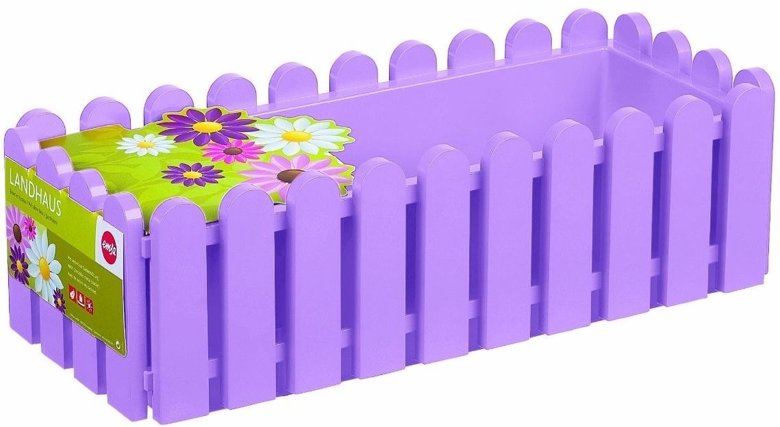 15% OFF on Emsa Landhaus Window Box 75 Cm, Light Violet Plant Container 15% OFF on Emsa Landhaus Window Box 75 Cm, Light Violet Plant Container