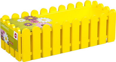 Emsa Landhaus Window Box 50cm Yellow Plant Container Emsa Landhaus Window Box 50cm Yellow Plant Container