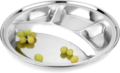 40% OFF on Mosaic Khomcha Dinner Thali No. Solid Stainless Steel Plate Silver, Pack of 1 40% OFF on Mosaic Khomcha Dinner Thali No. Solid Stainless Steel Plate Silver, Pack of 1