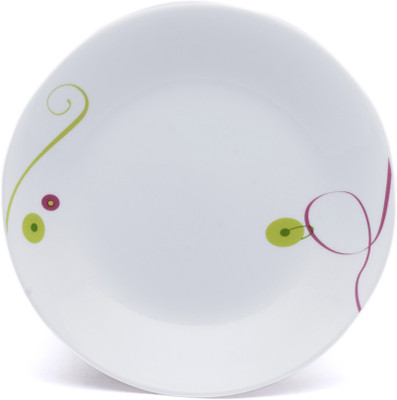 14% OFF on Corelle India Collection Royal Sequins Medium Printed Glass Plate Set White, Green, Pack of 6 14% OFF on Corelle India Collection Royal Sequins Medium Printed Glass Plate Set White, Green, Pack of 6