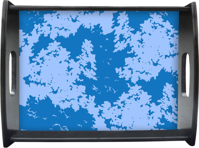 71% OFF on Sajawathomes Blue Sky Pattern Printed Wood Tray Multicolor, Pack of 1 71% OFF on Sajawathomes Blue Sky Pattern Printed Wood Tray Multicolor, Pack of 1