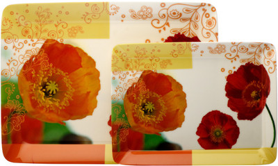 5% OFF on Superware Rose Season Printed Melamine Tray Set Multicolor, Pack of 3 5% OFF on Superware Rose Season Printed Melamine Tray Set Multicolor, Pack of 3