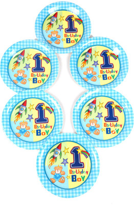 26% OFF on Funcart Fun At 1 Boy Theme 9 Inch Printed Paper Plate 26% OFF on Funcart Fun At 1 Boy Theme 9 Inch Printed Paper Plate