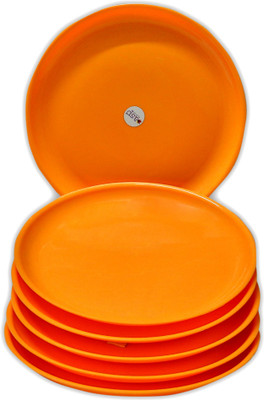 12% OFF on ASP Polyplast Kitchenpride Solid Plastic Plate Set Orange, Pack of 6 12% OFF on ASP Polyplast Kitchenpride Solid Plastic Plate Set Orange, Pack of 6