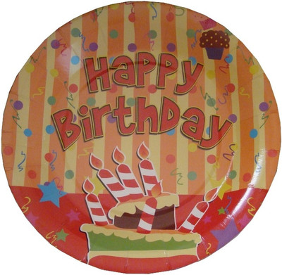 Shop A Party Happy Birthday Cake Printed Paper Plate Shop A Party Happy Birthday Cake Printed Paper Plate