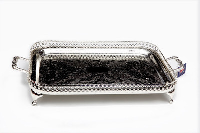 24% OFF on Queen Anne Silver Plated Tray - MOD0416 Silver, Pack of 1 Solid Silver Plated Tray Silver, Pack of 1 24% OFF on Queen Anne Silver Plated Tray - MOD0416 Silver, Pack of 1 Solid Silver Plated Tray Silver, Pack of 1