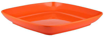 4% OFF on Borosil Mini_Square_Plate Solid Melamine Plate Orange, Pack of 1 4% OFF on Borosil Mini_Square_Plate Solid Melamine Plate Orange, Pack of 1