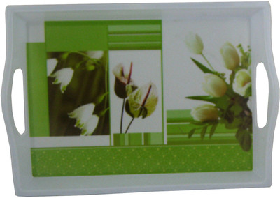 38% OFF on Nanson Flower Printed Melamine Tray Multicolor, Pack of 1 38% OFF on Nanson Flower Printed Melamine Tray Multicolor, Pack of 1