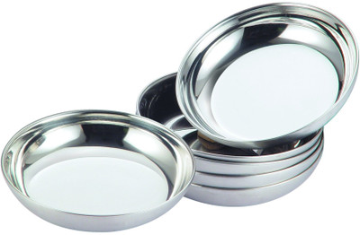 5% OFF on Silver Queen Pro Solid Stainless Steel Dish Set Grey, Pack of 6 5% OFF on Silver Queen Pro Solid Stainless Steel Dish Set Grey, Pack of 6