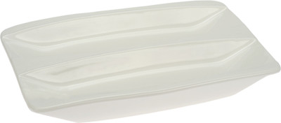 13% OFF on Devnow Ceramics Twin Indulgenze Solid Ceramic Tray White, Pack of 1 13% OFF on Devnow Ceramics Twin Indulgenze Solid Ceramic Tray White, Pack of 1