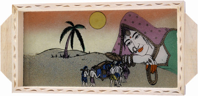 70% OFF on Soundarya Sunrise View Solid Wood Tray Brown, Pack of 1 70% OFF on Soundarya Sunrise View Solid Wood Tray Brown, Pack of 1