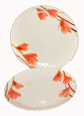 27% OFF on Flowerware Redlotus6 Printed Melamine Plate Set White, Pack of 6 27% OFF on Flowerware Redlotus6 Printed Melamine Plate Set White, Pack of 6