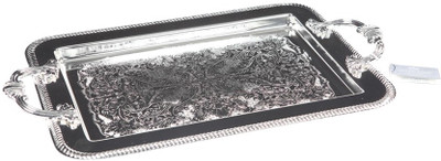 24% OFF on Queen Anne Silver Plated Tray - MOD0364 Silver, Pack of 1 Solid Silver Plated Tray Silver, Pack of 1 24% OFF on Queen Anne Silver Plated Tray - MOD0364 Silver, Pack of 1 Solid Silver Plated Tray Silver, Pack of 1