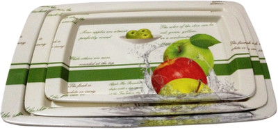 22% OFF on Tibros 3pcs Serving-Konark Printed Melamine Tray Set Multicolor, Pack of 3 22% OFF on Tibros 3pcs Serving-Konark Printed Melamine Tray Set Multicolor, Pack of 3