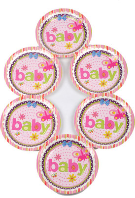 51% OFF on Funcart Butterfly Baby Theme 7 Inch Printed Paper Plate 51% OFF on Funcart Butterfly Baby Theme 7 Inch Printed Paper Plate