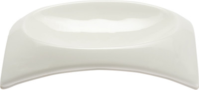 Devnow Ceramics Oblong Enigma Tray Solid Ceramic Tray White, Pack of 1 Devnow Ceramics Oblong Enigma Tray Solid Ceramic Tray White, Pack of 1