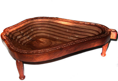 40% OFF on Crafts Paradise Papaya Shape Spring Design Engraved Wood Tray Brown, Pack of 1 40% OFF on Crafts Paradise Papaya Shape Spring Design Engraved Wood Tray Brown, Pack of 1