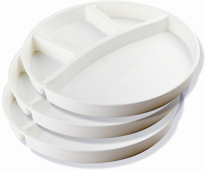 10% OFF on Dp Smartware Micra Solid Plastic Plate Set White, Pack of 3 10% OFF on Dp Smartware Micra Solid Plastic Plate Set White, Pack of 3