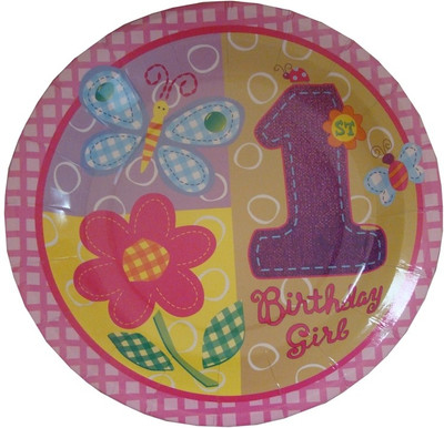 22% OFF on Shop A Party 1st Birthday Girl Printed Paper Plate 22% OFF on Shop A Party 1st Birthday Girl Printed Paper Plate