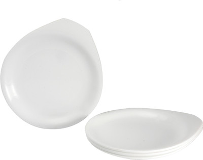 41% OFF on Saflona Simple and Elegant Solid Plastic Plate Set White, Pack of 4 41% OFF on Saflona Simple and Elegant Solid Plastic Plate Set White, Pack of 4